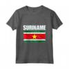 Emblema Bandiera Suriname Maglietta - Leggera e Taglio Classico - Ideale per Mostrare l'Orgoglio Nazionale