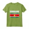 Emblema Bandiera Suriname Maglietta - Leggera e Taglio Classico - Ideale per Mostrare l'Orgoglio Nazionale
