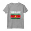 Emblema Bandiera Suriname Maglietta - Leggera e Taglio Classico - Ideale per Mostrare l'Orgoglio Nazionale