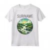 Suriname Scenario Art Deco Maglietta - Esplora la bellezza del Suriname con questo Design Unico