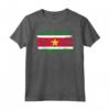Maglietta Suriname Bandiera Surinamer - Camicia Regalo Compleanno Natale - Stile Pennello Ruvido