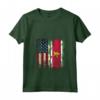 Donna SURINAMI RADICI | Mezza bandiera americana | BANDIERA USA Suriname Maglietta con Collo a V - Patriot Heart - Ideale per Compleanno, Festa della Mamma e Mese del Patrimonio Ispanico