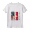 Donna SURINAMI RADICI | Mezza bandiera americana | BANDIERA USA Suriname Maglietta con Collo a V - Patriot Heart - Ideale per Compleanno, Festa della Mamma e Mese del Patrimonio Ispanico