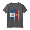 Bandiere del Surinamese Guatemalteco - Metà Suriname Guatemala Radici Maglietta per il Mese del Patrimonio Ispanico - Abbigliamento Vintage per Celebrare le Radici