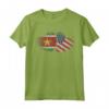 SURINAMES Bandiera Americana Cuore da Donna | Suriname Roots USA Maglietta - Orgoglio Surinamese Americano