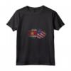 Donna SURINAMES Bandiera Americana Cuore da Donna - Suriname Roots USA Maglietta con Collo a V - Abbigliamento Patriotico per Donne Surinamesi-americane
