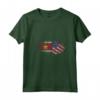 Donna SURINAMES Bandiera Americana Cuore da Donna - Suriname Roots USA Maglietta con Collo a V - Abbigliamento Patriotico per Donne Surinamesi-americane