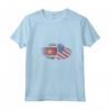 Donna SURINAMES Bandiera Americana Cuore da Donna - Suriname Roots USA Maglietta con Collo a V - Abbigliamento Patriotico per Donne Surinamesi-americane