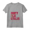 Donna VECCHIO SPORCO GYALIS - T-shirt con Collo a V per Uomini Affascinanti - Stile Caraibico delle Indie Occidentali