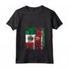 Donna Bandiere Suriname Messicano | Mezzo Suriname Messico Radici Latino Maglietta con Collo a V - Abbigliamento Ispanico Vintage per il Mese del Patrimonio Ispanico