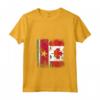 Donna SURINAMES Roots | Mezza bandiera CANADESE | Canada Suriname Kids Maglietta con Collo a V - Surinamese Roots, Canadian Pride T-shirt - Ideale come regalo patriottico