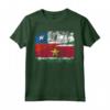 Bandiere Chile Suriname | Mezzo Cile SURINAMES Mese Latino Maglietta - Abbigliamento Patrimonio Ispanico per Celebrare il Mese del Patrimonio Latino