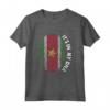 Suriname È nel mio DNA Pride - Maglietta souvenir con radici della bandiera del Suriname - Ideale per esprimere orgoglio e supporto