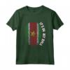Suriname È nel mio DNA Pride - Maglietta souvenir con radici della bandiera del Suriname - Ideale per esprimere orgoglio e supporto