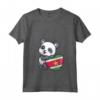 Donna Suriname Cuore Panda Pride - Maglietta Souvenir con Bandiera Roots del Suriname - Ideale per Mostrare Orgoglio e Amore per il Popolo Suriname