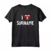 MAGLIETTA I LOVE Suriname - Camicia Vintage Souvenir Retro - Squadra Nazionale Calcio Suriname