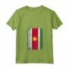 Donna Bandiera del Suriname - Maglietta con Collo a V - Ideale per Surinamesi - Acquista Online