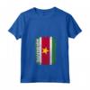 Donna Bandiera del Suriname - Maglietta con Collo a V - Ideale per Surinamesi - Acquista Online