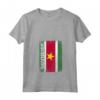 Donna Bandiera del Suriname - Maglietta con Collo a V - Ideale per Surinamesi - Acquista Online