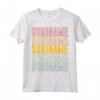 Suriname Pride - Nato in Suriname Maglietta - Ideale Regalo per Amanti del Design a Tema Country