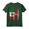 Bandiere Suriname messicano | Mezzo Suriname Messico Radici Latino Maglietta - Abbigliamento Vintage per il Mese del Patrimonio Ispanico