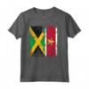 Radici Surinamesi | Mezza Bandiera Giamaicana - Giamaica Suriname Maglietta - Ideale per Uomini, Donne e Bambini