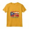 Donna Puerto Rico Suriname Bandiere - Mezzo Suriname Portoricano Maglietta con Collo a V - Abbigliamento per il Mese del Patrimonio Ispanico