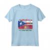 Donna Puerto Rico Suriname Bandiere - Mezzo Suriname Portoricano Maglietta con Collo a V - Abbigliamento per il Mese del Patrimonio Ispanico