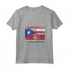 Donna Puerto Rico Suriname Bandiere - Mezzo Suriname Portoricano Maglietta con Collo a V - Abbigliamento per il Mese del Patrimonio Ispanico