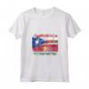 Donna Puerto Rico Suriname Bandiere - Mezzo Suriname Portoricano Maglietta con Collo a V - Abbigliamento per il Mese del Patrimonio Ispanico