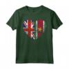 Surinames Roots - Mezza Bandiera Britannica Maglietta | Celebra le tue Radici con Stile!