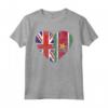 Surinames Roots - Mezza Bandiera Britannica Maglietta | Celebra le tue Radici con Stile!