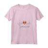Donna Suriname Heartbeat Pride - Maglietta Bandiera Suriname con Collo a V - Ideale per Mostrare il Tuo Orgoglio e Amore per il Suriname