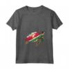 Donna Suriname Turtle Pride - Maglietta con Collo a V per Mostrare le Tue Radici nel Suriname - Ideale per Feste e Souvenir
