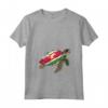 Donna Suriname Turtle Pride - Maglietta con Collo a V per Mostrare le Tue Radici nel Suriname - Ideale per Feste e Souvenir
