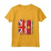 Donna Surinames Roots - Mezza Bandiera Britannica - Maglietta Cuore Patriotico - Ideale per Compleanno, Festa della Mamma o Natale
