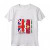 Donna Surinames Roots - Mezza Bandiera Britannica - Maglietta Cuore Patriotico - Ideale per Compleanno, Festa della Mamma o Natale