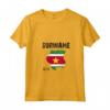 Donna Suriname Mappa Bandiera EST. Maglietta con Collo a V - Leggera e Taglio Classico - Ideale per Mostrare l'Orgoglio per il Suriname