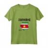 Donna Suriname Mappa Bandiera EST. Maglietta con Collo a V - Leggera e Taglio Classico - Ideale per Mostrare l'Orgoglio per il Suriname
