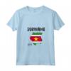 Donna Suriname Mappa Bandiera EST. Maglietta con Collo a V - Leggera e Taglio Classico - Ideale per Mostrare l'Orgoglio per il Suriname
