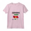 Donna Suriname Mappa Bandiera EST. Maglietta con Collo a V - Leggera e Taglio Classico - Ideale per Mostrare l'Orgoglio per il Suriname