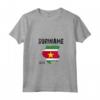 Donna Suriname Mappa Bandiera EST. Maglietta con Collo a V - Leggera e Taglio Classico - Ideale per Mostrare l'Orgoglio per il Suriname