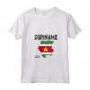 Donna Suriname Mappa Bandiera EST. Maglietta con Collo a V - Leggera e Taglio Classico - Ideale per Mostrare l'Orgoglio per il Suriname