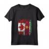 Donna Bandiere del Suriname Canada | Radici del Suriname Canadese Maglietta con Collo a V - Abbigliamento Vintage per Celebrare le Tue Origini