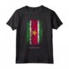HapTiger - Bandiera del Paese Suriname Maglietta Souvenir - Stile Grunge e Leggera per gli Amanti del Suriname