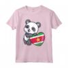 Suriname Cuore Panda Pride - Souvenir Maglietta Bandiera Roots - I Love Suriname Flag