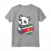 Suriname Cuore Panda Pride - Souvenir Maglietta Bandiera Roots - I Love Suriname Flag
