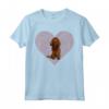 Sussex Spaniel San Valentino Cane Amore Impronta Digitale Maglietta - Regalo Divertente per Amanti dei Cani