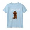 Divertente Mi Piacciono i Cani del Sussex Spaniel e Forse 3 Persone - Maglietta per Amanti dei Cani - Regalo Divertente per Amici e Familiari