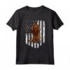 American Flag Sussex Spaniel - Divertente Maglietta per Amanti dei Cani - 4th Of July USA